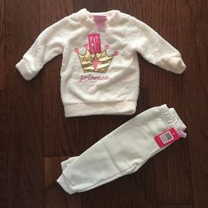 matching sweater and sweats set